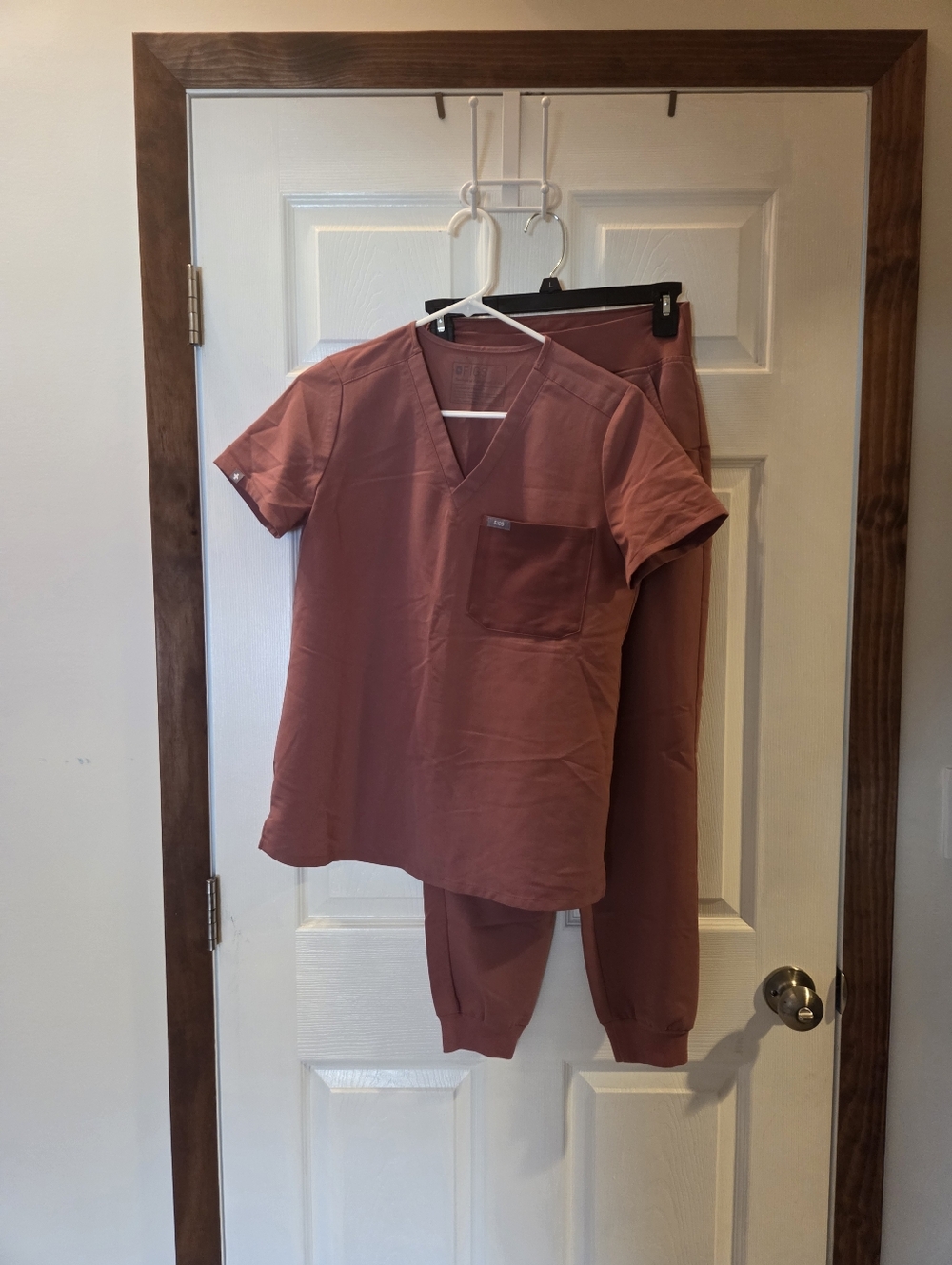 Figs Mauve Scrub Set XS